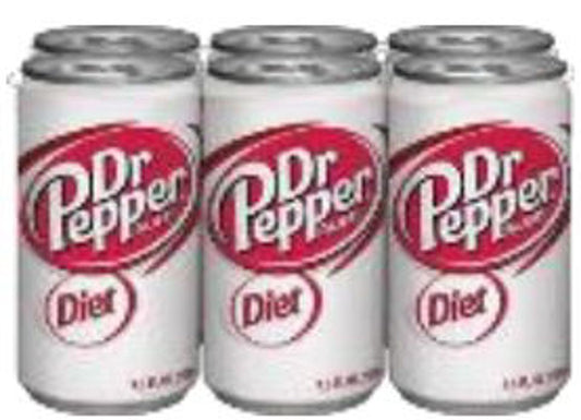 Dr Pepper Diet 7.5 Oz Slim Cans (6Pkx4)