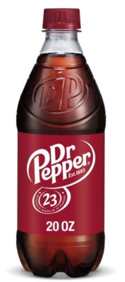 Dr Pepper Original Flavor 20 Oz Bottles (Pack Of 24)