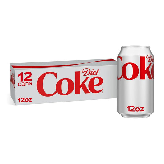 Coca Cola Diet Slim Cans 12oz. Pack of 12