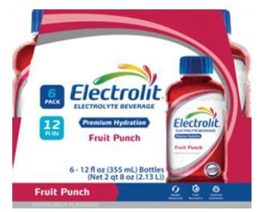 Electrolit Fruit Punch 12 Oz Bottles 4x6pk (Pack Of 24)