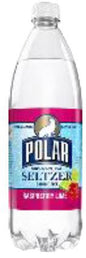 Polar Raspberry Lime 1 L Sparkling Seltzer (Pack Of 12)