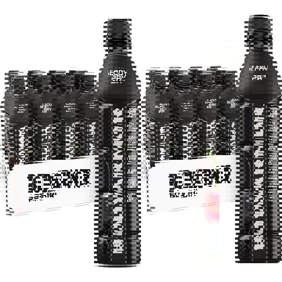 Super Hydration Blackout Berry Bottle 16oz Pack of 12