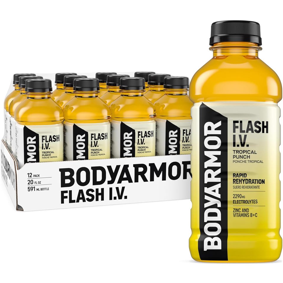 Rapid Rehydration Tropical Punch Bottle 20oz Pack of 12