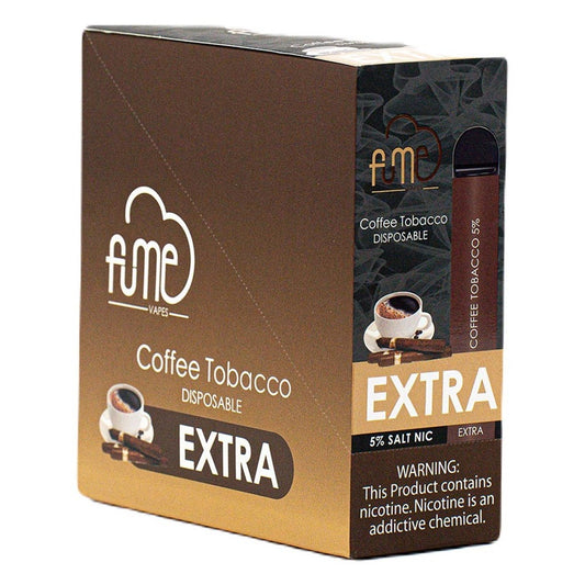 Fume Extra Coffee Tobacco 1500 Puffs Disp Vape  5%