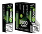 HQD Miami Mint Curvie Plus 2.0 9000 Puff Vape Disposable 5%