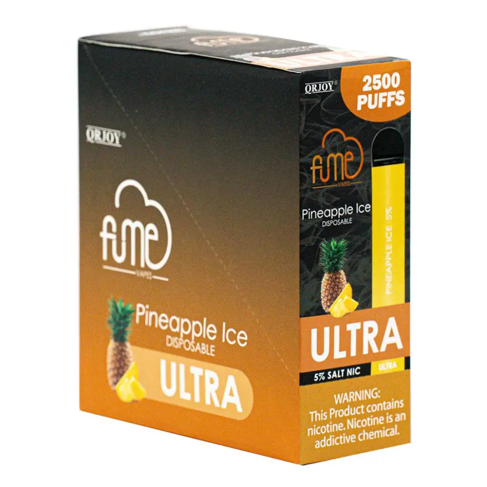 Fume Ultra Pineapple Ice 2500 Puffs Disp Vape  5%