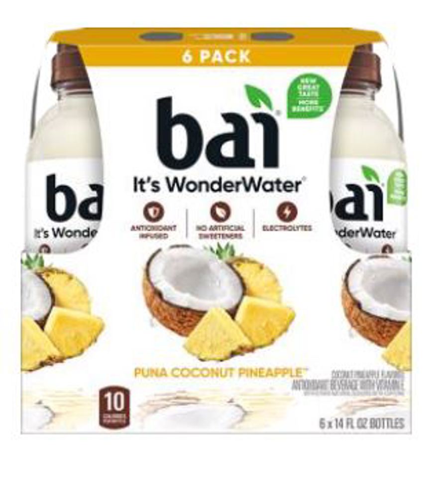 Bai Puna Coconut Pineapple 14 Oz Bottles Infusion (Pack Of 12)