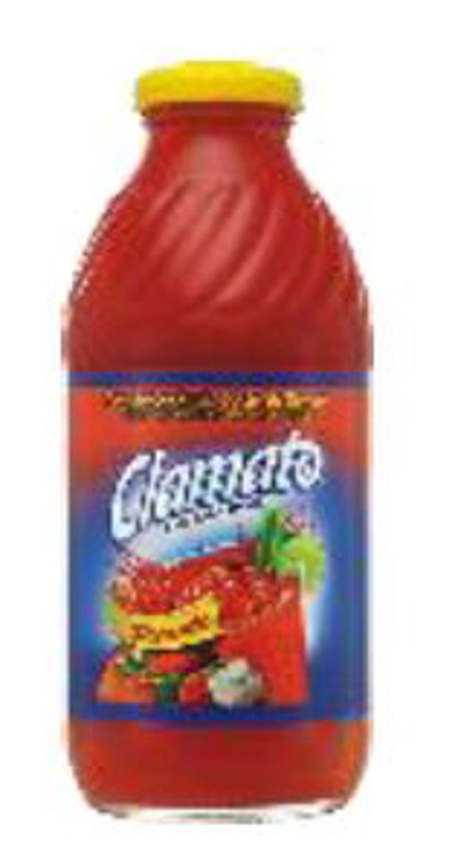 Clamato Picante 16 Oz Bottles Glass (Pack Of 12)