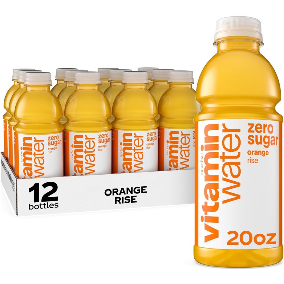 Rise Orange Bottle 20oz Pack of 12
