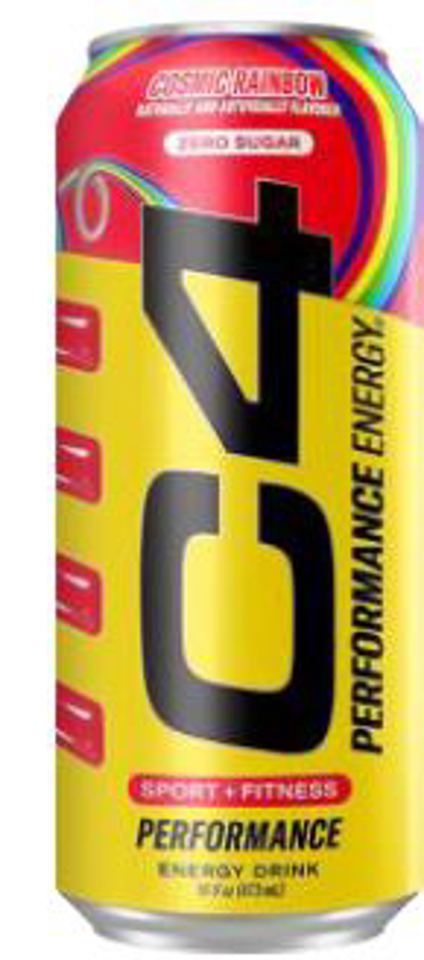 C4 Cosmic Rainbow 16 Oz Performance Energy Cans (Pack Of 12)