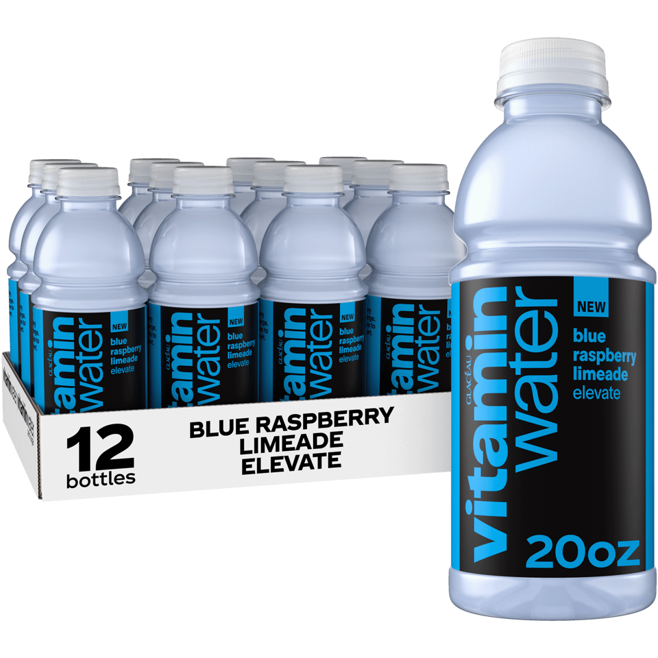 Elevate Blue Raspberry Limeade Bottle 20oz Pack of 12