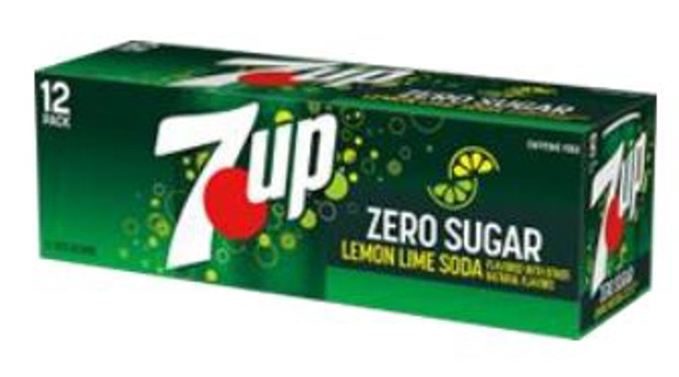 7UP Lemon Lime Zero Sugar 12 Oz Cans (12pkx2)