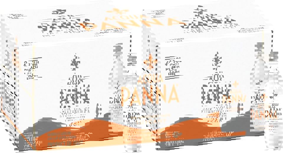 Acqua Panna 330 ml (11.15 oz.)Plastic Bottles Natural Bottle- Case of 24