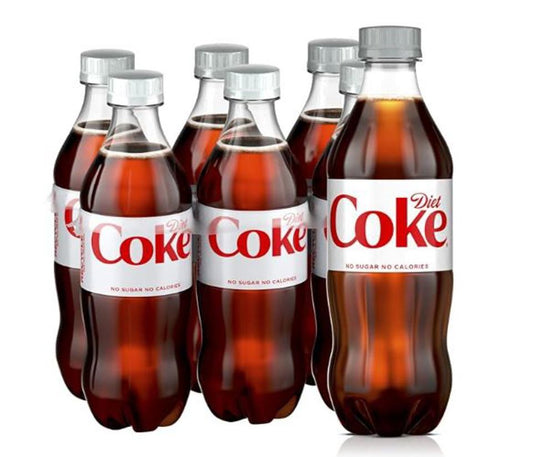 Coca Cola Diet Bottle 16.9oz Pack of 06