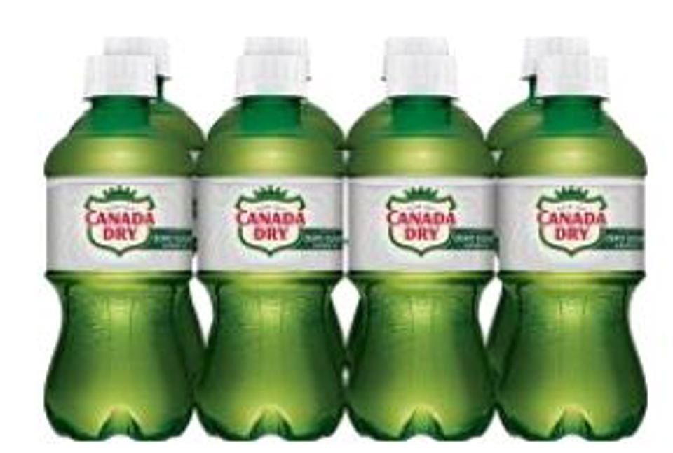 Canada Dry Zero Sugar 12 Oz Bottles Bellbands 8pkx3 (Pack Of 24)