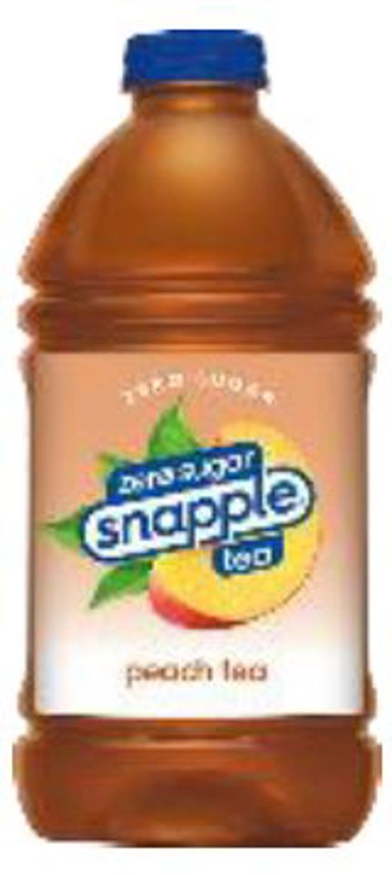 Snapple Peach Tea Zero Sugar 64 Oz Bottles (Pack Of 8)
