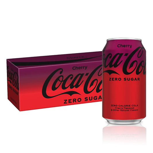 Coca Cola Cherry Zero Sugar Mini-Can 12oz Pack of 12