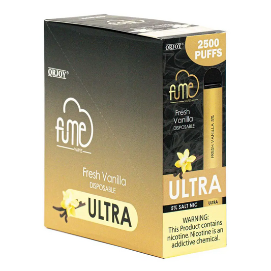 Fume Ultra Fresh Vanilla 2500 Puffs Disp Vape  5%