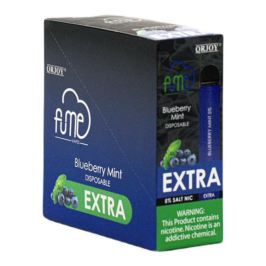 Fume Extra Blueberry Mint 1500 Puffs Disp Vape  5%