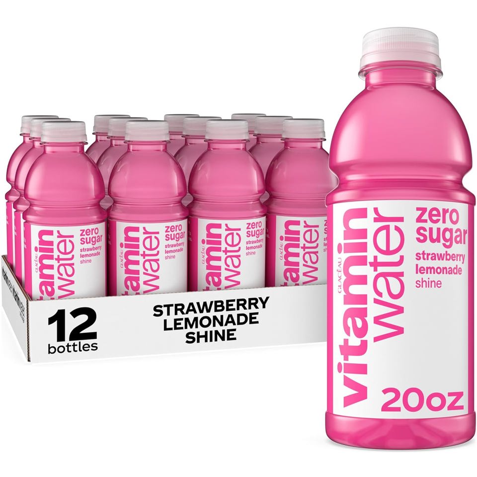 Shine Strawberry Lemonade Bottle 20oz Pack of 12