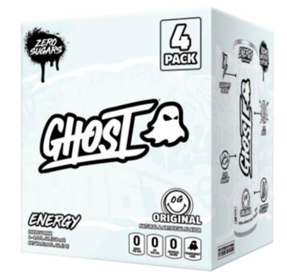 Ghost Original 16 Oz Energy Cans (Pack Of 4)