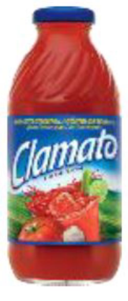Clamato Original 16 Oz Bottles Glass (Pack Of 12)