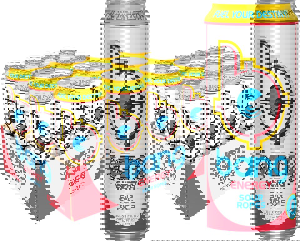 Bang Energy Sour Ropes, 16 oz. Cans, Pack of 12