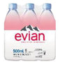 Evian Natural 500 ML Spring Water Bottles 4x6pk (Pack Of 24)