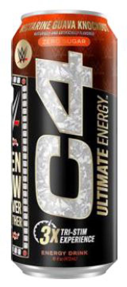 C4 Nectarine Guava Knokout 16 Oz Ultimate Cans (Pack Of 12)