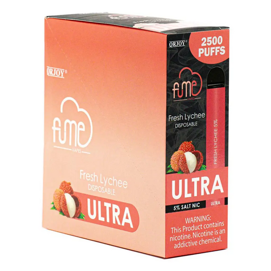 Fume Ultra Fresh Lychee 2500 Puffs Disp Vape  5%