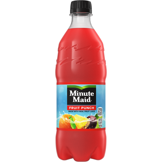 Minute Maid Fruit Punch, 20 oz. Bottles, Pack of 24