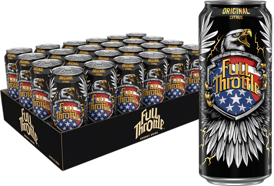 Full Throttle Energy Drink Original Citrus, 16 oz. Cans, 24 Pack