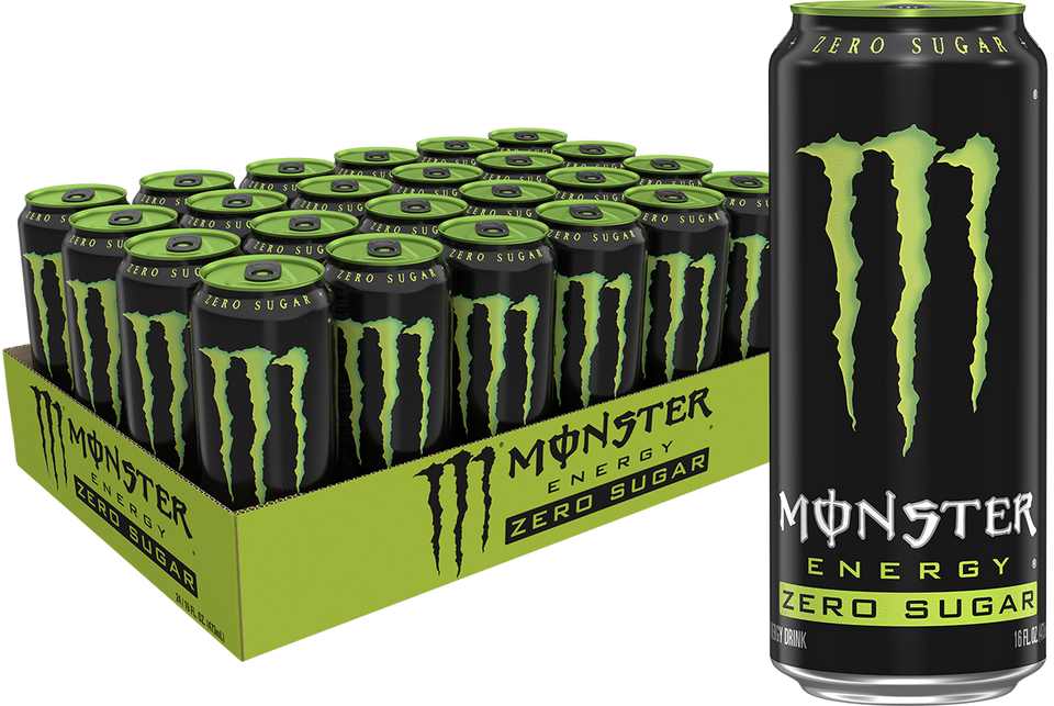 Monster Energy Zero Sugar, 16 oz. Cans Pack of 24