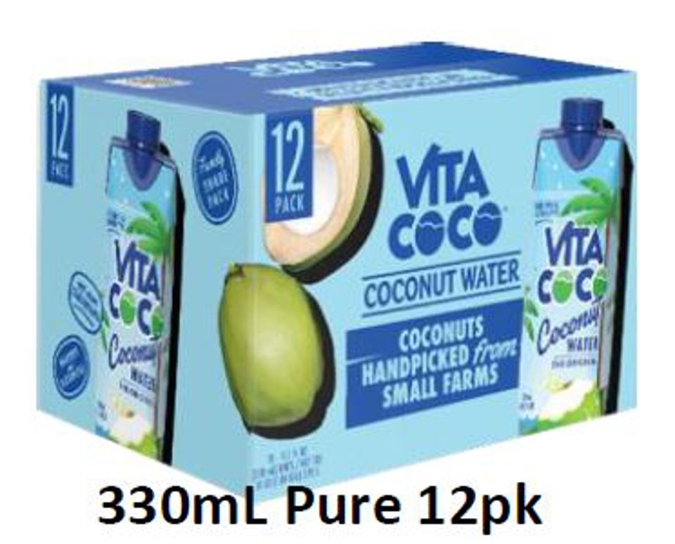 Vita Coco Pure 330 ML (Pack Of 12)