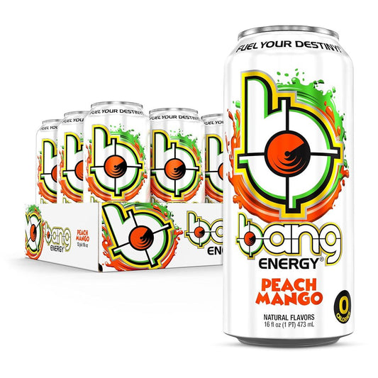 Bang Energy Peach Mango, Pack of 12