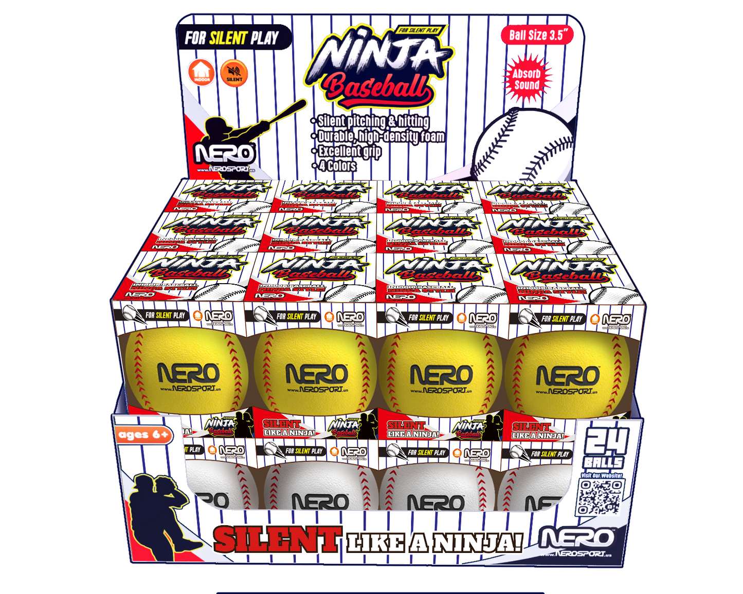 Nero Ninja Baseball Silent 3.5"