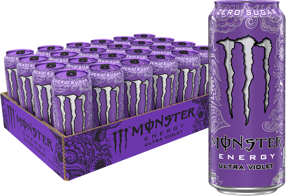 Monster Energy Ultra Violet, 16 oz. Cans, Pack of 24