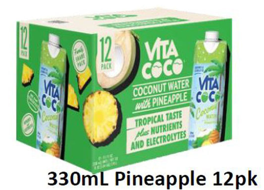 Vita Coco Pineapple 330 ML (Pack Of 12)