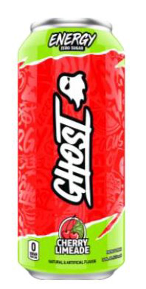 Ghost Cherry Limeade 16 Oz Energy Cans (Pack Of 12)