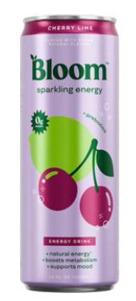 Bloom Cherry Lime 12 Oz Energy Cans (Pack Of 12)