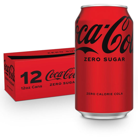 Coca Cola Zero Sugar Mini-Can 12oz Pack of 12