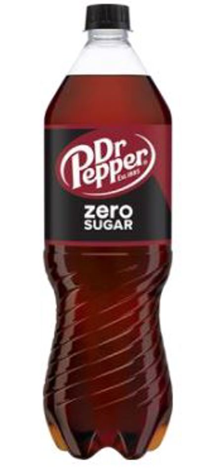 Dr Pepper Zero Sugar 1.25 L Bottles (Pack Of 12)