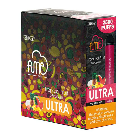 Fume Ultra Tropical Fruit 2500 Puffs Disp Vape  5%