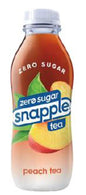 Snapple Peach Tea Zero Sugar 16 Oz Bottles (Pack Of 12)