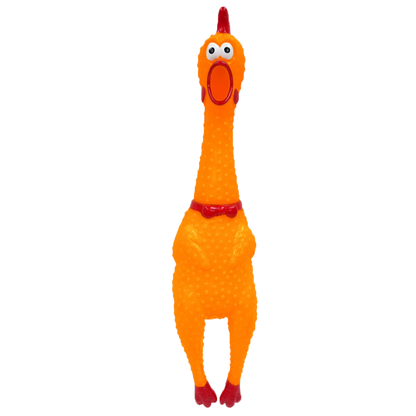 Animolds Squeeze Me Chicken Crazy Screaming  13.7"