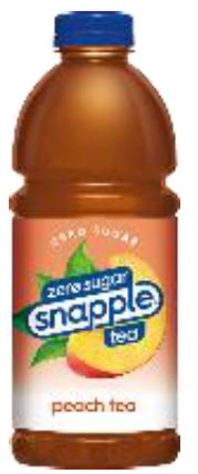 Snapple Peach Tea Zero Sugar 32 Oz Bottles (Pack Of 12)