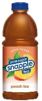 Snapple Peach Tea Zero Sugar 32 Oz Bottles (Pack Of 12)