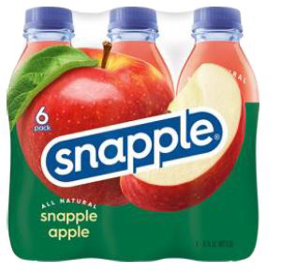 Snapple Apple 16 Oz Bottles (6pkx4) (Pack Of 24)