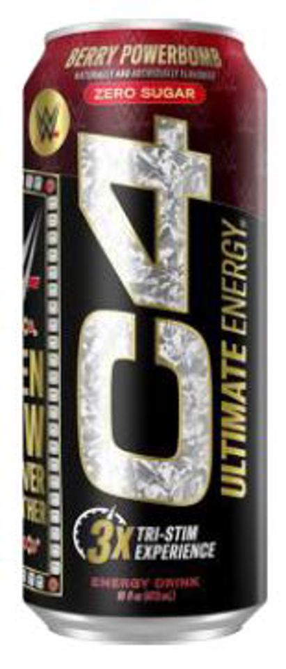 C4 Berry Power Bomb 16 Oz Ultimate Cans (Pack Of 12)