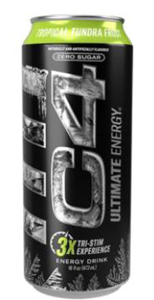 C4 Tropical Tundra Frost 16 Oz Ultimate Cans (Pack Of 12)